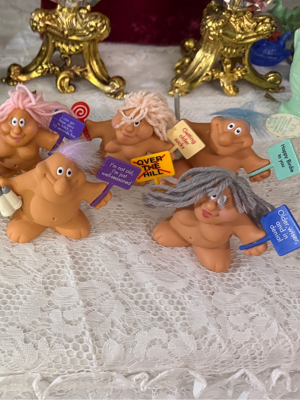 Vintage Russ Troll Doll Collection Lot of 6